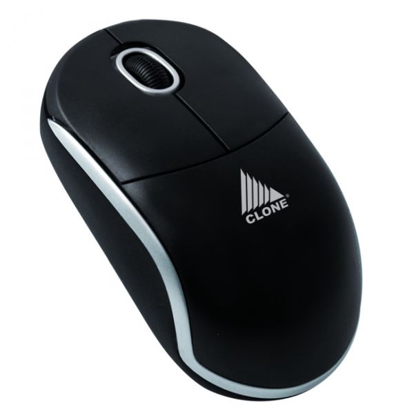 Mouse Optico Ps2 06286 Clone Preto/Prata Cód. 980