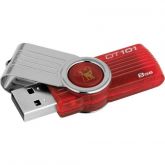 Pen drive 8gb Kingston DT101G2/8GB Vermelho Cód. 1444