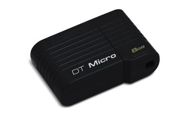 Pen drive 8gb Kingston DTMCK/8GB DT Micro Preto Cód. 1808